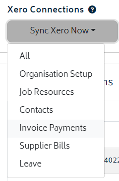 invoicing sync xero